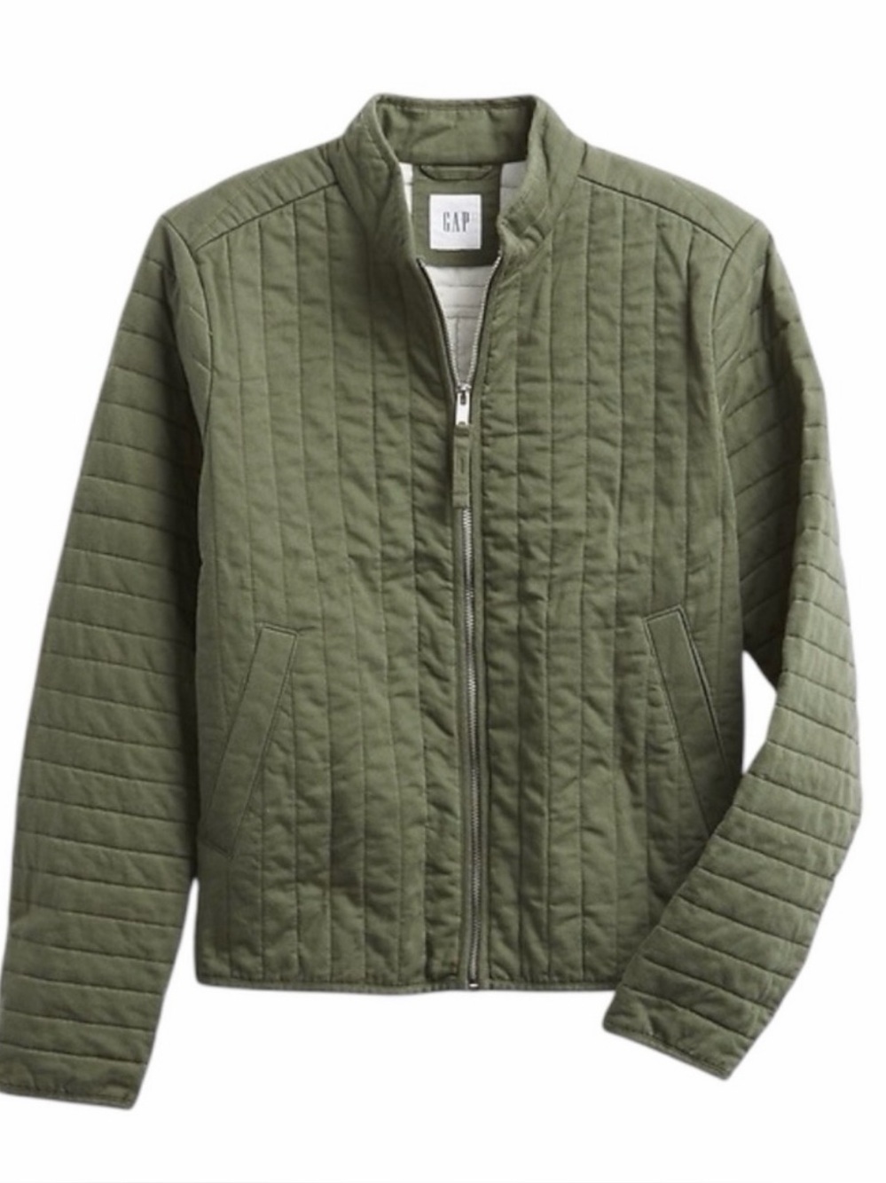 Gap Factory Women's Quilted Twill Jacket Greenway - Size XS
